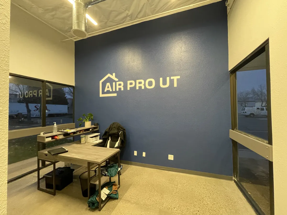 Air Pro UT Office Wall Logo.