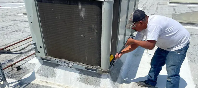 Air Pro UT air duct and HVAC service photo: Coil Cleaning