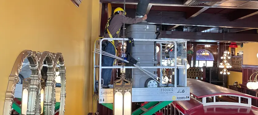Air Pro UT completed cleaning project photo: Commercian Duct Cleaning