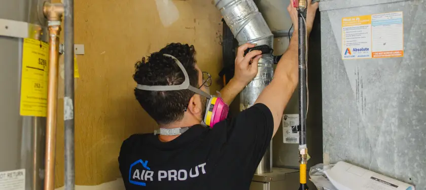 Air Pro UT air duct and HVAC service photo: Uvlightinstallation